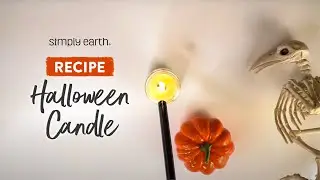DIY Halloween Candle With Essential Oils