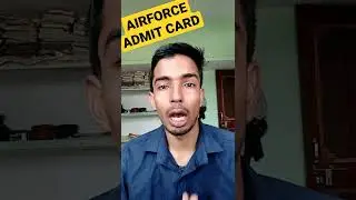 airforce admit card out | Real test now#agnipath #agniveer #airforce