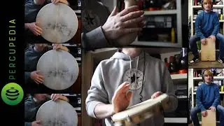 Ruven Ruppik | Percussion Groove in 7 beats | Bendir, Riq, Pandeiro, Cajón, Udu