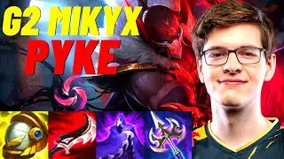 G2 MIKYX PLAYS PYKE VS RELL SUPPORT |EUW GRANDMASTER PATCH 11.5| [League of Legends] Full Gameplay