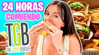 24 HORAS COMIENDO COMIDA DE TGB 🍔 (THE GOOD BURGUER) 🍟 Reto * no lo hagáis 😥 Gigiis
