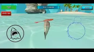 Shark Simulator Beach Killer #11 (Level 161-180) - Android Gameplay