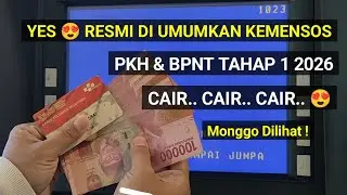 Alhamdulillah 😍 PKH BPNT Tahap 1 2026 Cair Cair Cair Di Daerah Berikut ! Segera Cek ! PKH 2026 Cair