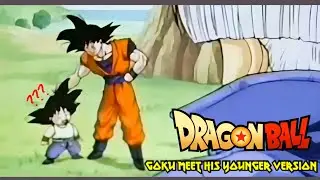 Goku meet his younger version  😂 #dragonball