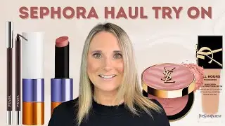 Sephora Haul Try On | Testing Out New YSL Makeup For The First Time!