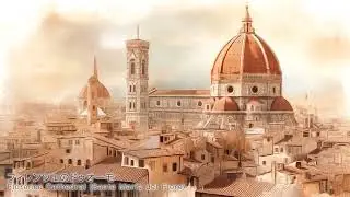 【AI生成】色鉛筆とパステルで描くイタリア名所の旅