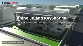 Rhinoceros 3D и KeyShot: анимация исследования Солнца с данными Rhino v7 из KeyShot 10