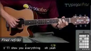 Creed - With Arms Wide Open (Acústico) - (Aula de violão) - TV Pega Cifras