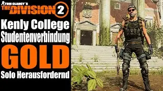 GOLD Meisterstufe Kenly Studentenverbindung Solo (Pre Warlords!) ★ THE DIVISION 2 Gameplay Deutsch