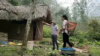 The girl helped the homeowner restore the abandoned farm and was paid a large sum of money.