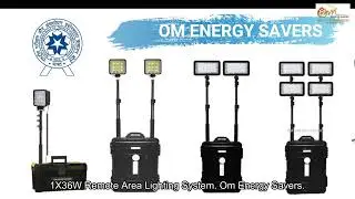 1X36W / 3600 Lumens Remote Area Lighting System