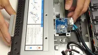 Lenovo ThinkSystem SR645 V3 removing an M 2 backplane from an EDSFF chassis
