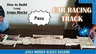 Jenga Tutorial #89: How to Make a Jenga Car Racing Track | DIY Wooden Blocks Building Ideas