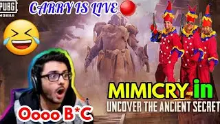 CarryIsLive - Chicken Dinner With Funny Mimicry 🤣🤣| Ancient Secret | Carryminati | MG Gang