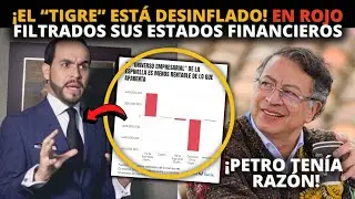 ¡EL TIGRE ESTÁ QUEBRADO! Filtrados Estados Financieros de Abelardo están EN ROJO. Petro tenía razón 