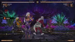 Kitana/Sonya vs Sindel/Cyrax Local Fight Hard Set 1