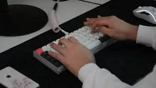 PC Key65 | POM Plate | UHMWPE Milky Inks