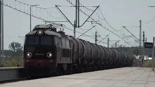 201Eo-014 Lotos Kolej z wężykującą cysterną w składzie (cysterna 7 opis). Czarlin.