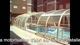Motorisation SM15 pour abri cintr&eacute; sur rails