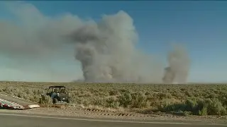 More than 1,200 acres impacted by Blacks Fire south of Boise Airport