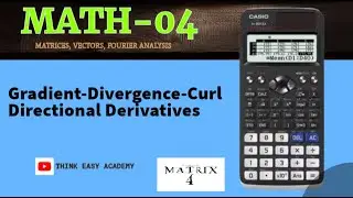 Math-04: Gradient - Divergence - Curl  &  Directional Derivatives ||  AIUB  || Finalterm