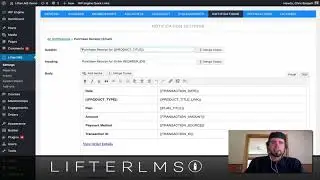 How to Edit Email Notifications in LifterLMS
