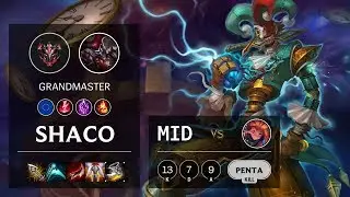 Shaco Mid vs Zoe - EUW Grandmaster Patch 10.6