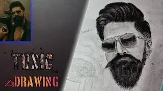 Toxic movie yash drawing