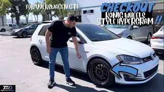 These are the Konig Wheels Style Hypergram on Volkswagen GTI!