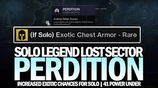 Solo Legend Lost Sector Perdition (Warlock Guide - 41 Power Under) [Destiny 2 Beyond Light]