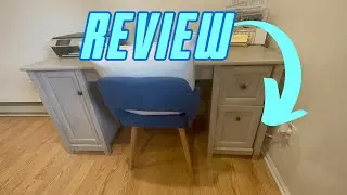 Review: Sauder Edge Water Computer Desk Chalked Chestnut finish