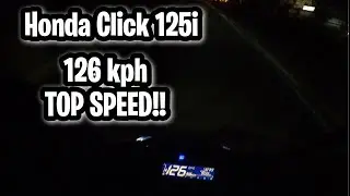 Honda Click 125i v2: TOP SPEED 126kph!