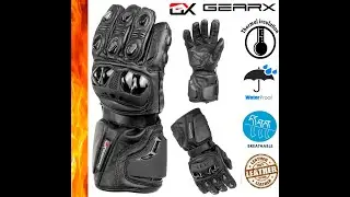 GEARX Torque Motorcycle Gloves Leather Thermal Waterproof