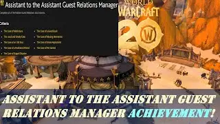 Assistant to the Assistant Guest Relations Manager | Complete All hidden Guest Relations stories