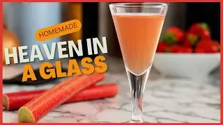 How to Make Homemade Rhubarb Liqueur &ndash; Easy, 3-Ingredient Spring Cocktail Recipe