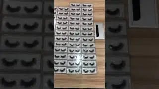 3d Shining mink lashes 😍😍😍#minklashes #3dminklashes #stripslashes #lashesbox