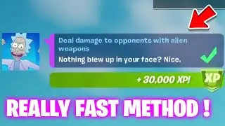 Deal damage to opponents with alien weapons Fortnite