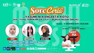 🔴 “Yasumi ni Kangaeta Koto (Hal yang terpikirkan saat liburan musim dingin)” || RRI Cirebon