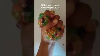 Which one is more satisfying no.1,2 | squeeze sound || Always unique #ASMR #satisfying #viral