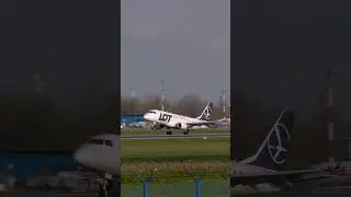 🇵🇱 LOT Embraer E170 &ndash; SP-LDG in Warsaw! ✈️ Regional Classic #Shorts