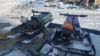 Arctic Cat kitty cat snowmobile powered by Stihl ms660 chainsaw engine. Awesome!!