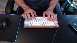 Lubed NovelKey Cream Mechanical Keyboard Sound Test