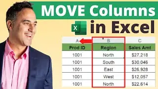 Moving Columns in Microsoft Excel - 3 Easy Ways!