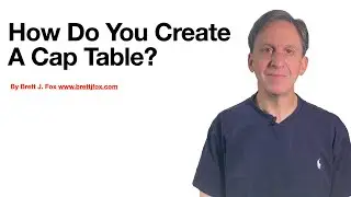 How Do You Create A Clean Cap Table?