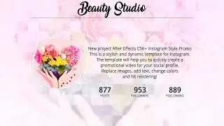 Instagram Style Promo After Effects Templates