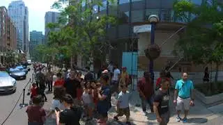 A Row of Aston Martins Are they Exotics or supercars?Toronto Yorkville Bloor st Insta 360 self view