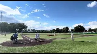 Kaleb Hitting Ground rule double USA Stadium, Millington TN Wow Factor Nation 9.2023