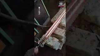 Hot Topic: The Mysterious Clay Tempering Technique!   #sword #woodworking #handmade #blacksmith