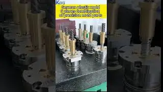 German plastic mold6 pieces combination of precision mold parts#mold #cnc #grinding #mould #core