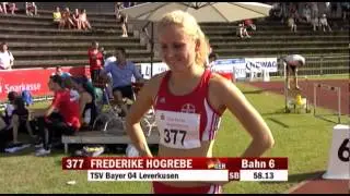 Sparkassen Gala 2014 - 400m Hürden - Frauen - 17:20 Uhr